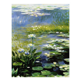 Blume von Lush Agapanthus in Giverny Fotodruck