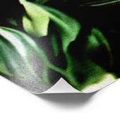 Blume von Lush Agapanthus in Giverny Fotodruck (Ecke)