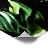 Blume von Lush Agapanthus in Giverny Poster (Ecke)