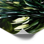 Blume von Lush Agapanthus in Giverny Poster (Ecke)