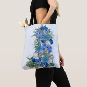 Blume von Mais und Weißrosen Tasche (Von Nahem)
