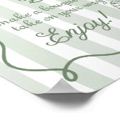 Blume von marktüblichem Brautparty - Bar Poster (Ecke)