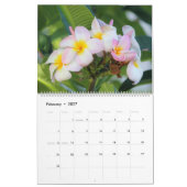 Blume von Maui Hawaii Kalender (Feb 2027)