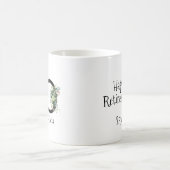 Blume von Monogramm Kaffee-Tasse Kaffeetasse (Mittel)