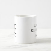 Blume von Monogramm Kaffee-Tasse Kaffeetasse (Mittel)