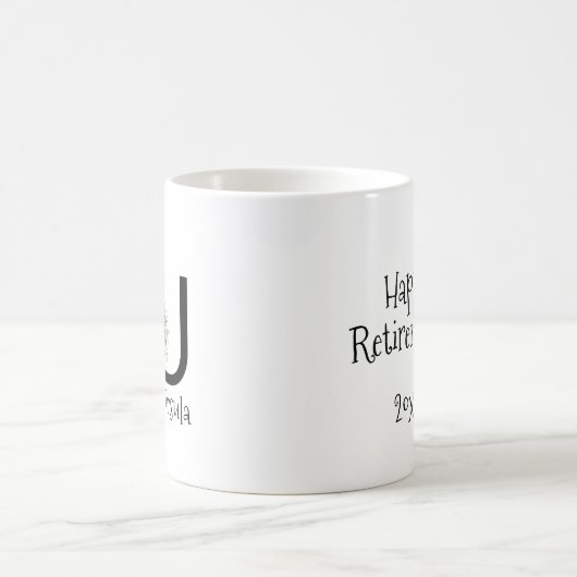 Blume von Monogramm Kaffee-Tasse Kaffeetasse (Mittel)