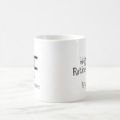 Blume von Monogramm Kaffee-Tasse Kaffeetasse (Mittel)