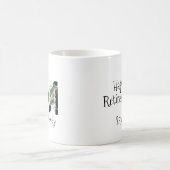 Blume von Monogramm Kaffee-Tasse Kaffeetasse (Mittel)