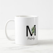 Blume von Monogramm Kaffee-Tasse Kaffeetasse (Links)