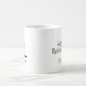 Blume von Monogramm Kaffee-Tasse Kaffeetasse (Mittel)