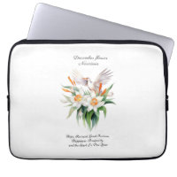 Blume von Narcissus mit dem Floralvogel im Dezembe