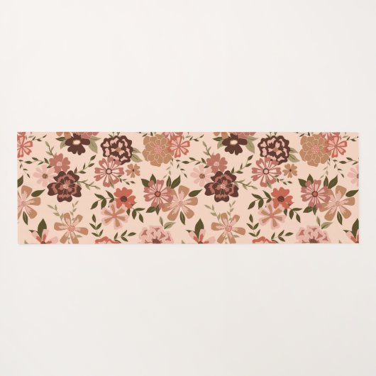 Blume von Naturblumenpfirsichwein Yogamatte (Rückseite (Horizontal))