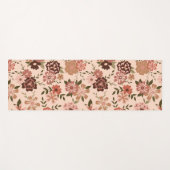 Blume von Naturblumenpfirsichwein Yogamatte (Vorderseite (Horizontal))