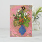 Blume von Odilon Redon Karte (Stehend Vorderseite)