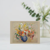 Blume von Odilon Redon Postkarte (Stehend Vorderseite)