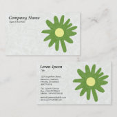 Blume von Papier - Grünbuch von Avocado Visitenkarte (Vorne/Hinten)