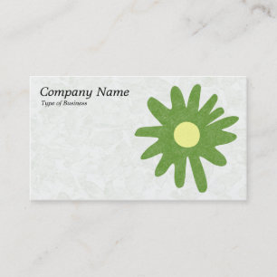 Blume von Papier - Grünbuch von Avocado Visitenkarte