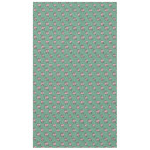 Blume von Pastel Apple auf grünem Tablettenkern Tischdecke (Vorderseite)