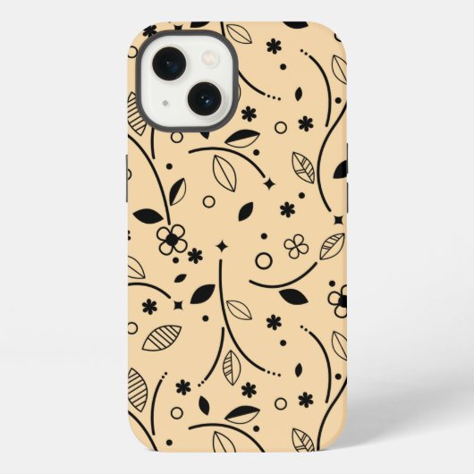 Blume von Pattern-Blume iPhone Hülle (Rückseite)