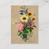 Blume von Pierre Joseph Redoute Visitenkarte (Vorderseite)