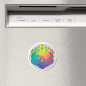 Blume von Rainbow Colors Harmony Energy Magnet (In Situ (Geschirrspüler))