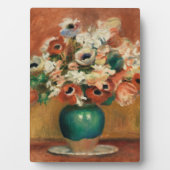 Blume von Renoir Impressionist Art Malerei Fotoplatte (Vorderseite)