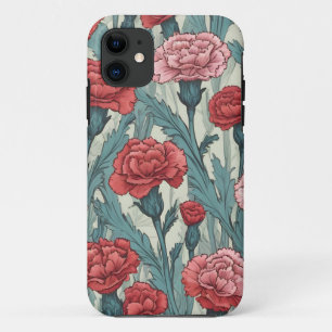 Blume von rosa Nelken Case-Mate iPhone Hülle