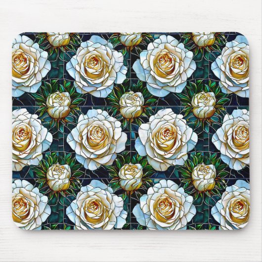 Blume von Rosen Mousepad (Vorne)