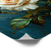 Blume von Rosen Poster (Ecke)