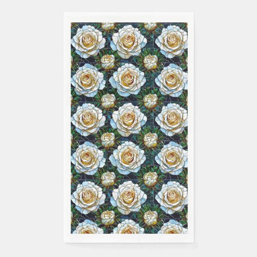 Blume von Rosen Serviette (Vorderseite)