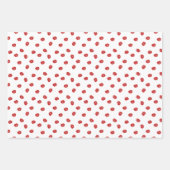 Blume von Rotem Mohn und Koordinierung Geschenkpapier Set (Vorderseite 3)