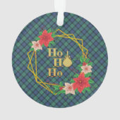 Blume von Schottland Original Scottish Tartan Ornament (Rückseite)