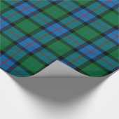 Blume von Schottland-StaatsangehörigerTartan Geschenkpapier (Ecke)