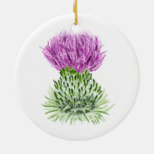 Blume von Schottland. Stark, fest und wahr! Keramik Ornament (Hinten)