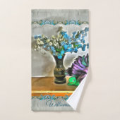 Blume von Seide und Mais 2190 Badhandtuch Set (Handtuch)