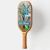 Blume von Seide und Mais 2190 Pickleball Schläger (Links)