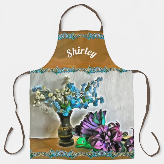 Blume von Seide und Mais 2190 Schürze (Vorderseite)