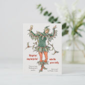 Blume von Shakespeare Holly Walter Crane CC0968 Postkarte (Stehend Vorderseite)