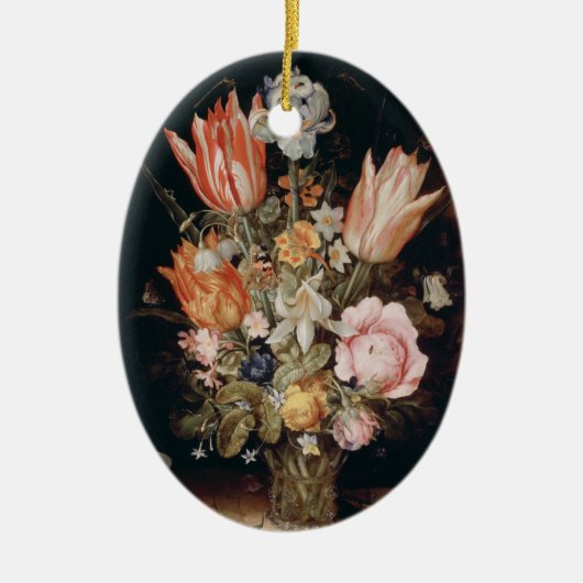Blume von Van den Berghe Keramik Ornament (Vorne)
