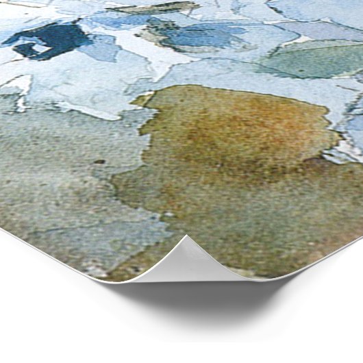 Blume von Vrubel Poster (Ecke)