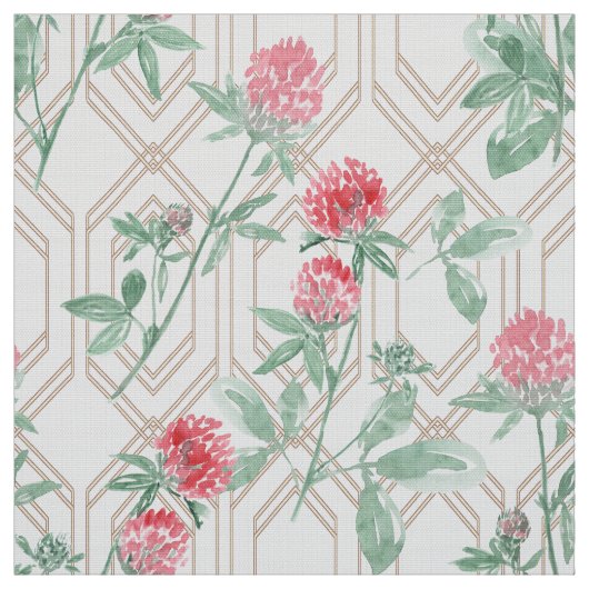 Blume von Wasserfarben Stoff (Muster)