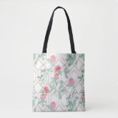 Blume von Wasserfarben Tasche (Vorderseite)