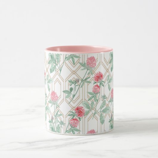 Blume von Wasserfarben Tasse (Zentrum)