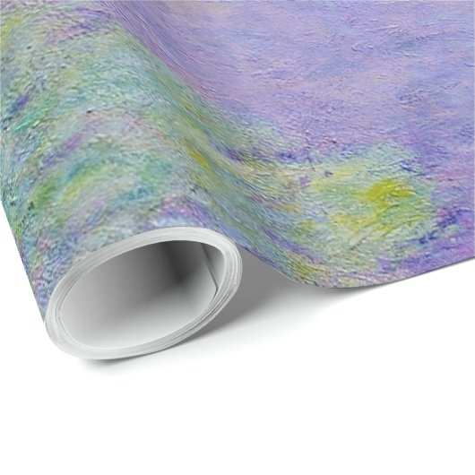 Blume von Water Lilies Geschenkpapier (Rolleneckpunkt)