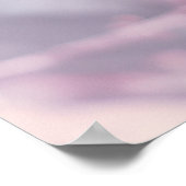 Blume von weichem Pastel Poster (Ecke)