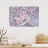 Blume von weichem Pastel Poster (Küche)