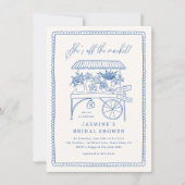 Blume von Whimsical Hand - Brautparty Einladung (Vorderseite)