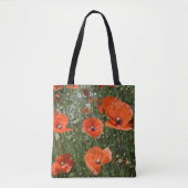 Blume von wild lebendem Mohn in Paphos, Zypern Tasche (Vorderseite)