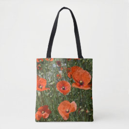 Blume von wild lebendem Mohn in Paphos, Zypern Tasche