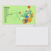 Blume von Wirbel Visitenkarte (Vorne/Hinten)